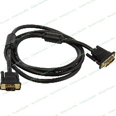 Кабель Vention DVI-I Dual link 24+5M/VGA 15M с ферритовым фильтром - 1.5м.