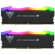 Оперативная память Patriot Viper Xtreme 5, DDR5, 48GB (2x24GB), 8000MHz, CL38, DIMM, с радиаторами, RGB, черный