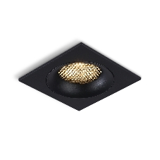 Светильник встраиваемый Ambrella light TN102729 BK черный GU5.3 92*92*23