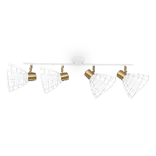 Светильник Ambrella light TR8603/4 WH/GD белый/золото E27*4 max 40W 465*154*230