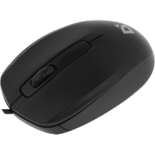 Мышь проводная Defender Alpha MB-507 черный, 1000 dpi, USB, кнопки - 3