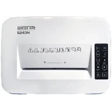 Шредер Office Kit S243N 3,9х38 белый (секр.P-4) фрагменты 35лист. 35лтр. скрепки скобы пл.карты CD