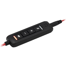 Наушники с микрофоном Oklick/Оклик HS-L900 черный 1.8м накладные оголовье
