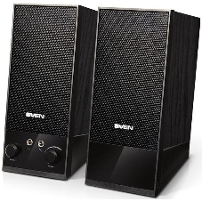 Акустическая система SVEN SPS-604 2.0 черный 4Вт
