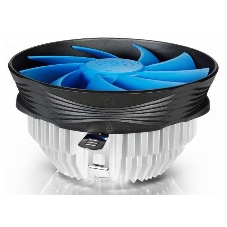 Кулер для процессора DEEPCOOL GAMMA ARCHER синий, 120 мм, алюминий, 1600 об/мин, 26.1 дБ, 3 pin, 95 Вт, 65.5 мм
