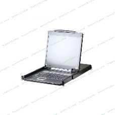 Переключатель KVM 16-портовый IP с ЖК-дисплеем Slideaway/ATEN SINGLE RAIL 16P PS/2-USB LCDKVMP 19INCH WIH IP