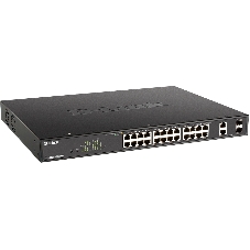 Коммутатор D-Link DGS-1100-26MPPV2/A3A, 24×1 Гбит/с + 2×1 Гбит/с SFP, настраиваемый
