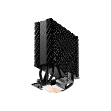 Кулер для процессора PCCooler RT400 Digital BK (230W, 4-pin PWM, LED temp., 152mm, Al/Cu, 4x6mm, 1x120мм, 73.32CFM, 34.9dBA, 2200RPM, S: 1851/1700/1200/115X, AM5/AM4, черный)