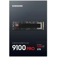 Накопитель SSD Samsung M.2 2280 8TB 9100 PRO черный Client SSD PCIe Gen5x4 with NVMe, 14800/13400, MTBF 1.5M, 3D NAND, 8192MB, 4800TBW, 0,33DWPD