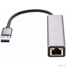 Переходник VCOM USB 3.0 -->RJ-45 1000Mbps+3 USB3.0, Aluminum Shell, 0.2м DH312A