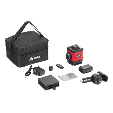 Лазерный уровень м-призм. MTX ML 360-3 Basic SET, 30 м, зеленый луч, акк. Li 3000 мА·ч, сумка
