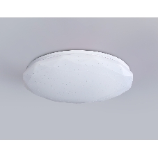 Светодиодный светильник RGB Ambrella light FZ417 WH белый IP20 46W 3000K-6500K+RGB D380*60 (ПДУ ИК)
