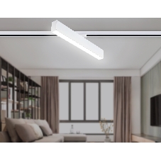Трековый однофазный светильник Ambrella light GL6772 WH белый LED 24W 4200K 600*22*48