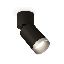 Светильник Ambrella Light XM6313043 SBK/BK/MCH черный песок/черный/хром матовый MR16 GU5.3 (A2221, C6313, N6133)