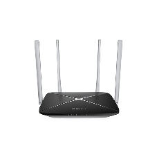 Беспроводный маршрутизатор Mercusys AC12, Dual Band, (867Мбит/с на 5 ГГц + 300Мбит/с на 2,4 ГГц)4 порта 100 Мбит/с, 4 фиксированных антенны