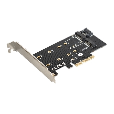 Переходник ExeGate EXE-509 M.2 B key + M.2 M Key -> PCI-Ex4/SATA