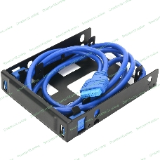 Панель с двумя портами USB 3.0 в слот 3.5 компьютерного корпуса и слот 2x2.5 CMU3-B3