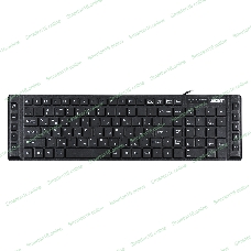 Клавиатура проводная Acer OKW010 ZL.KBDEE.002, USB, черный