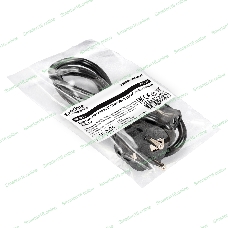 Кабель питания ExeGate Power PC-1P (Евровилка Schuko->C13, VDE-250V-3*1.0мм2, медь, черный, 16A, 1м)