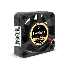 Вентилятор 12В DC ExeGate ExtraSilent ES04010S2P (40x40x10 мм, Sleeve bearing (подшипник скольжения), 2pin, 4000RPM, 19dBA)