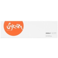 Картридж лазерный Sakura CRG054Y для Canon i-SENSYS LBP 621Cw/623Cdw, MF 641Cw/643Cdw/645Cx, желтый, 1200 к.