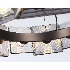 Светильник Ambrella light LH31024 GR/SM серый/дымчатый 56W 3000K D570*150