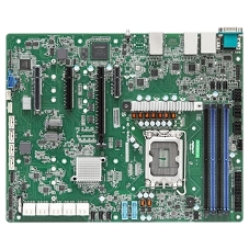 Материнская плата серверная ASRock EC266D4-4L, LGA1700, Intel C266, 4xDDR5 (ECC), 14xSATA, 2xM.2, 1xPCIe 5.0 x16, 1xPCIe 5.0 x8, 1xPCIe 4.0 x4, 1xVGA, 5x1Gb LAN (вкл. IPMI), 2xUSB-A 5Gbps, 1xCOM, ATX