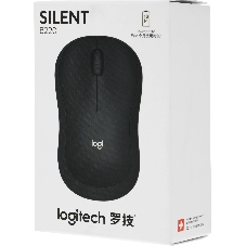 Мышь беспроводная Logitech B220 Silent черный, 1000 dpi, радиоканал, USB, кнопки - 3