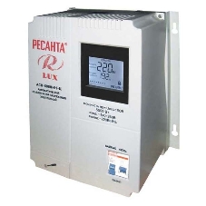 Стабилизаторы напряжения Ресанта АСН-5 000 Н/1-Ц 63/6/16 Стабилизатор Lux 220В±8%, Габариты 260х155х310, Вес 8кг