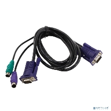 Переключатель D-Link DKVM-CB Кабель KVM длиной 1,8 м с разъемами PS2