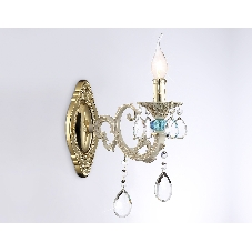 Светильник Ambrella light TR4932 GD/WH/CL золото/белый/прозрачный E14 max 40W 400*120*270