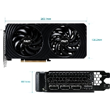 Видеокарта Palit RTX 5060 DUAL RTX 5060 8Gb PCI-E 5.0 128bit GDDR7 2280/28000/HDMIx1/DPx3/HDCP Ret