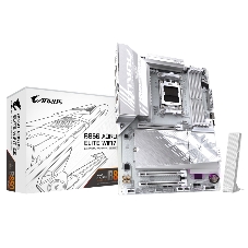 Материнская плата Gigabyte B850 AORUS ELITE WIFI7 ICE rev. 1.1, AM5, AMD B850, 4xDDR5, 4xSATA, 3xM.2, 1xPCIe 5.0 x16, 2xPCIe 3.0 x16, 1xDP, 1x2.5Gb LAN, Wi-Fi 7, Bluetooth 5.4, 1xUSB-C 10Gbps, 2xUSB-A 10Gbps, 5xUSB-A 5Gbps, 4xUSB-A 2.0, 3x3.5 мм + S/PDIF оптический, 7.1, ATX