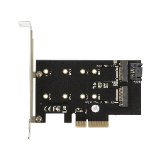 Переходник ExeGate EXE-509 M.2 B key + M.2 M Key -> PCI-Ex4/SATA