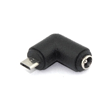 Переходник 5,5х2,5 на Micro USB угловой