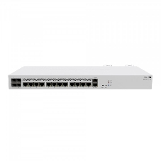 Маршрутизатор Mikrotik CCR2116-12G-4S+ Cloud Core Router 2116-12G-4S+ with Amazon Annapurna Labs Alpine v3 AL73400 CPU (16-cores, 2GHz per core), 16Gb RAM, 4xSFP+ cage, 13xGbit LAN, M.2 PCIe slot, RouterOS L6, 1U rackmount case, Dual PSU