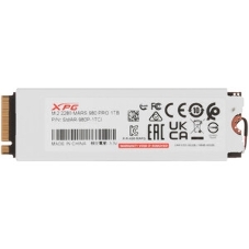Накопитель SSD ADATA XPG MARS 980 PRO, 2Tb, PCIe 5.0 x4, M.2 2280, NVMe, R/W 14000/13000, с радиатором