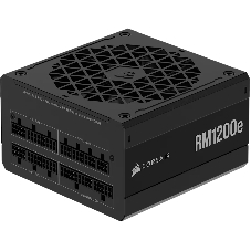 Блоки питания/ Power Supply Corsair RM1200e Low-Noise, Model RPS0189, 1200W 80+ Gold (ATX, 3.1, PCIe 5.1, Full modular, 1x24(20+4)pin, 1x12V-2x6, 1x16-pin PCIe, 2x4+4-pin CPU +12V (EPS), 4x4-pin Molex, 6x6+2-pin PCIe, 7xSATA3, Active, 140x140mm, 150x150x86mm, APFC, Power cable-EU, black)