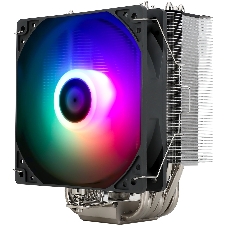 Кулер для процессора Thermalright Burst Assasin 120 ARGb (4-pin PWM, 154мм, Ni/CU, 6x6мм, ARGb, 1x120мм, 66.17CFM, 25.6dBA, 1550RPM, S: 1700, 1200, 115X, AM5, AM4)