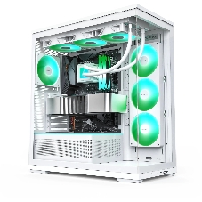 Корпус Montech TG3 белый без БП ATX 9x120mm 4x140mm 2xUSB3.0 audio bott PSU
