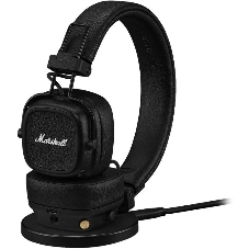 Беспроводные/проводные наушники Marshall Major V черный, накладные, Bluetooth + проводной, беспроводная зарядка, до 100 ч