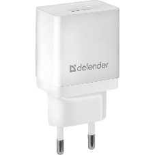 Сетевой адаптер питания Defender 1xUSB, 5V/2.1А, белый, пакет (EPA-10)