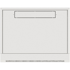 Шкаф коммутационный NTSS Премиум (NTSS-W12U6045GS-2) настенный 12U 600x450 мм пер. дв. стекл 60 кг серый IP20 сталь