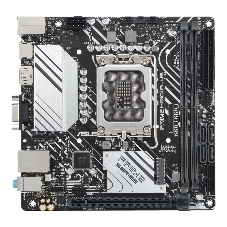 Материнская плата ASUS PRIME H610I-PLUS-CSM, LGA 1700, Intel H610, 2xDDR5, 4xSATA, 1xM.2 PCIe 3.0 x4, 1xPCIe 4.0 x16, 1xHDMI, 1xDP, 1xVGA, 2xUSB-A 3.2 Gen 1, 2xUSB-A 2.0, 1x 1Gb LAN, 3x3.5 мм, 7.1, Mini-ITX