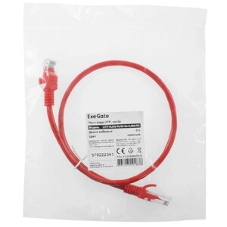 Патч-корд ExeGate UTP-RJ45-RJ45-5e-5M-RD, UTP, cat.5e, 5м, красный
