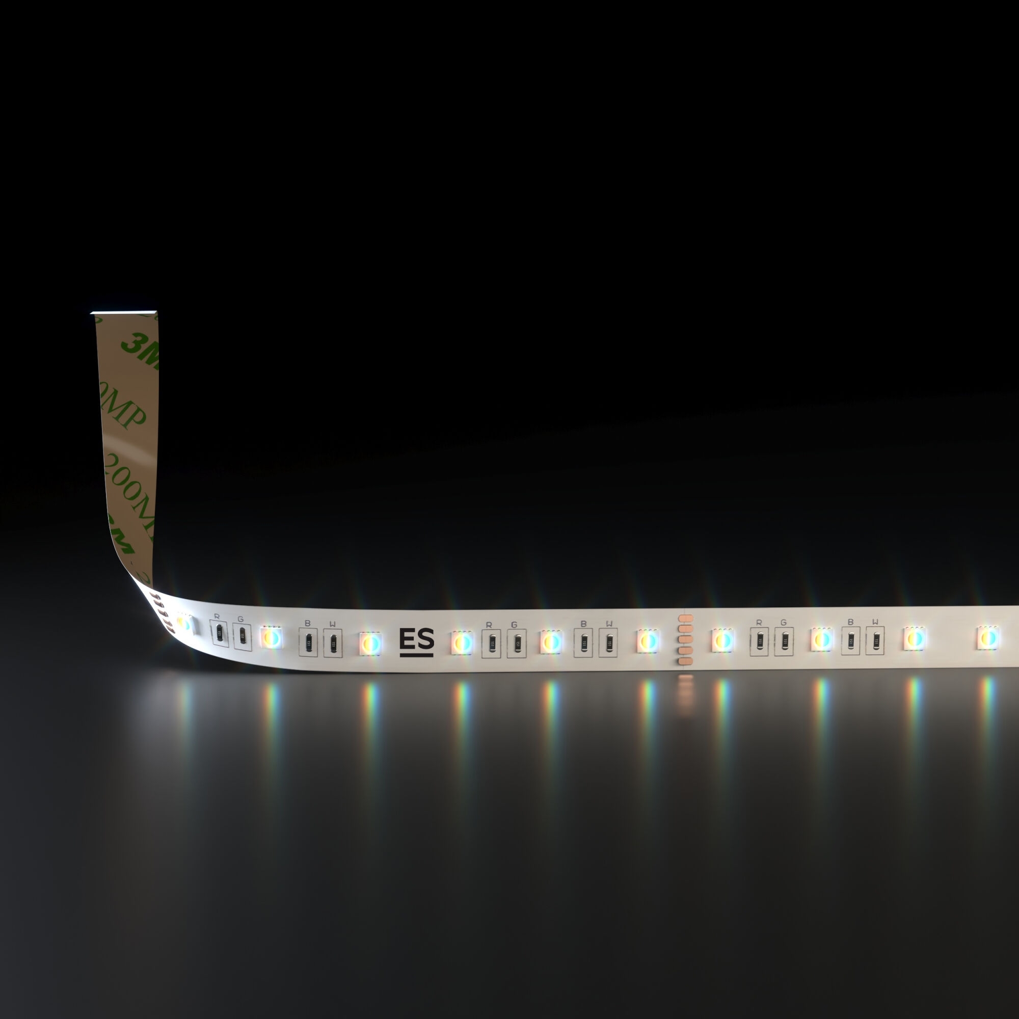 Лента светодиодная 5050 24V 60Led 24W IP20 RGBW / 60Led 24W IP20 RGB 4200K дневной белый