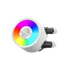 Система охлаждения Water Cooling System PCCooler DA360 Pro ARGb WH (300W, 360мм, белый, ARGb/Fans: 3x120мм, 75.8CFM, 33.7dBA, 2200RPM/Pump height 57мм, 28dBA, 3000RPM, Rad thickness 27мм/S: 1851, 1700, 1200, 20XX, 115X, AM5, AM4)