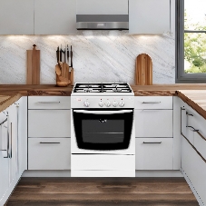 Плита газовая Gefest CG 60М C7 К73 белый, конфорок 4 шт, духовка 63 л, 60 см x 85 см x 60 см