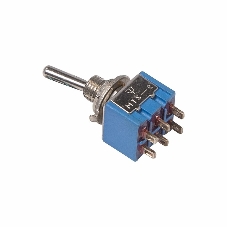 Тумблер Rexant 250V 3А (6c) ON-OFF-ON двухполюсный Micro