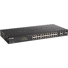 Коммутатор D-Link DGS-1100-26MPV2/A3A, 24×1 Гбит/с + 2×1 Гбит/с SFP, настраиваемый